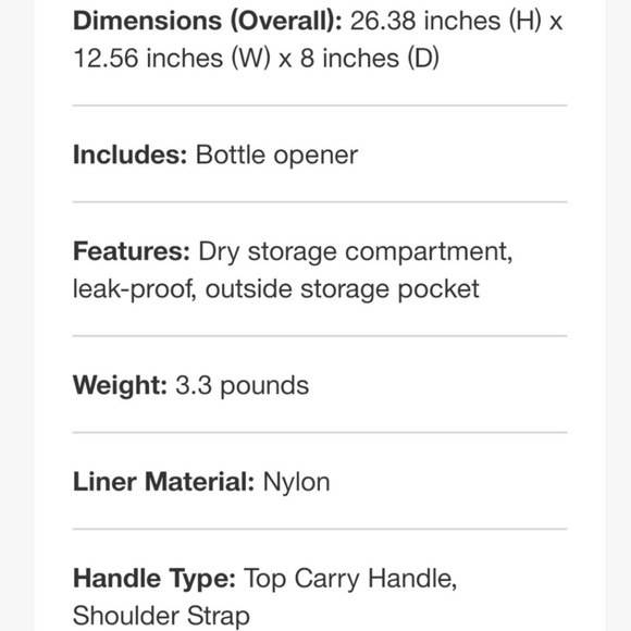 🆕😍 NEW Hunter cooler backpack bag - Picture 8 of 8